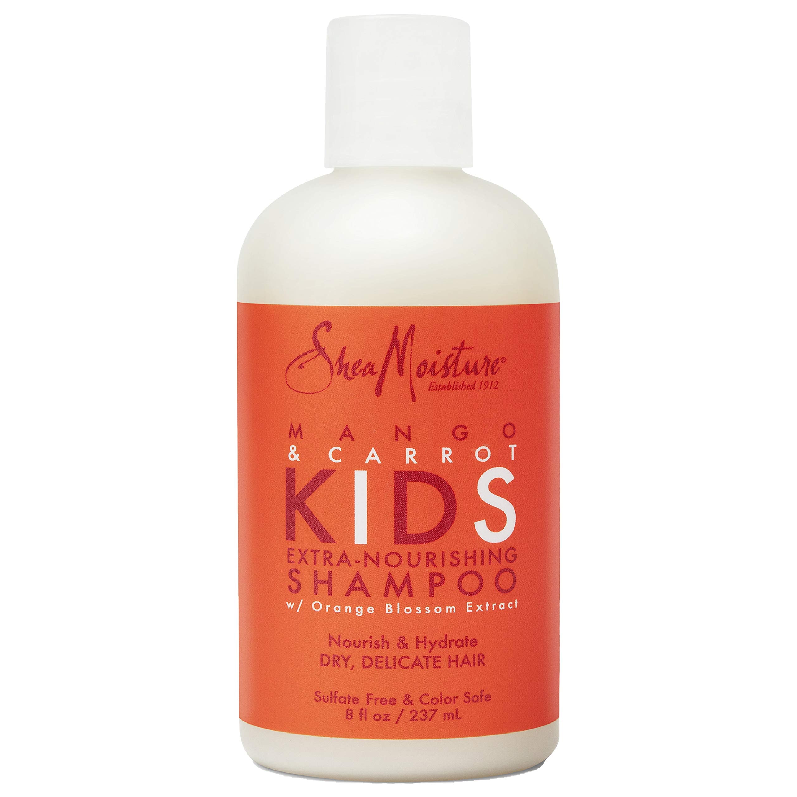 Sheamoisture Extra-Nourishing Shampoo for Kids Mango Carrot with Shea Butter 8 oz